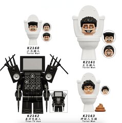 Konstruktor Skibidi WC figuur HeroBricks, 8cm hind ja info | Klotsid ja konstruktorid | kaup24.ee