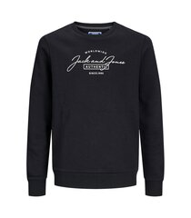 Jack & Jones детская толстовка 12259807*01, черный 5715603654165 цена и информация | Свитеры, жилетки, пиджаки для мальчиков | kaup24.ee