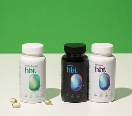 Пищевая добавка Витамины и минералы в комплекте hbt Daily Essentials N60 x 2шт +  Vegan Омега 3 DHA 440 мг, 60 капсул цена и информация | Витамины, пищевые добавки, препараты для хорошего самочувствия | kaup24.ee