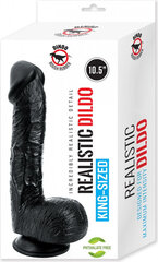 Dinoo King-Size - Cock Raptor Black цена и информация | Фаллоимитаторы | kaup24.ee