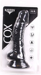 Dildo Kiotos Cox 021, must hind ja info | Dildod | kaup24.ee