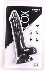 Dildo Kiotos Cox 011, must hind ja info | Dildod | kaup24.ee