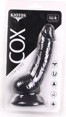 Dildo Kiotos Cox 014, must hind ja info | Dildod | kaup24.ee