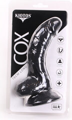 Dildo Kiotos Cox 016, must hind ja info | Dildod | kaup24.ee