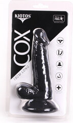 Dildo Kiotos Cox, must hind ja info | Dildod | kaup24.ee