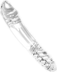 Kiotos Glass Glass Dildo Clear Double цена и информация | Фаллоимитаторы | kaup24.ee