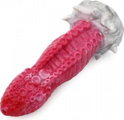 Dildo Kiotos Monstar Dildo Beast 24, roosa/hall hind ja info | Dildod | kaup24.ee