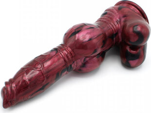 Dildo Kiotos Monstar Beast 66, punane/must hind ja info | Dildod | kaup24.ee