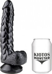 Dildo Kiotos Monstar Echo Dildo, must hind ja info | Dildod | kaup24.ee