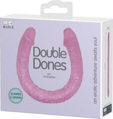 Dildo Lybaile Double Dong Pink Slender, roosa hind ja info | Dildod | kaup24.ee