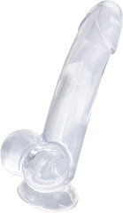 Toyfa Realistic dildo A-Toys by TOYFA Cryst, TPE, transparent, 15 cm цена и информация | Фаллоимитаторы | kaup24.ee