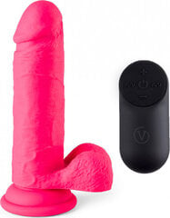 Dildo Virgite Vibrating Realistic with Remote R12, roosa hind ja info | Dildod | kaup24.ee