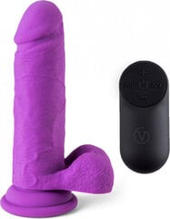 Dildo Virgite Vibrating Realistic with Remote R12, lilla hind ja info | Dildod | kaup24.ee