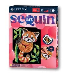 KITFIX Käsitöökomplekt Sequin Art Red Punane panda hind ja info | Liivakastid, liiv ja mänguasjad | kaup24.ee