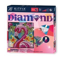 KITFIX Käsitöökomplekt Teemantkunst Flamingo hind ja info | Liivakastid, liiv ja mänguasjad | kaup24.ee