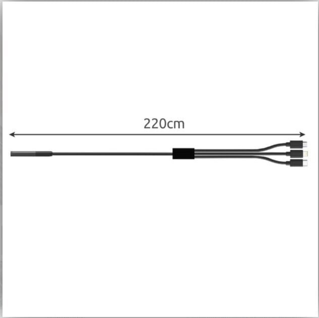 Endoskoop - kontrollkaamera 2m Bigstren 23020 цена и информация | Mobiiltelefonide lisatarvikud | kaup24.ee