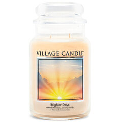 Village Candle Lõhnaküünal klaasis Brighter Days 602 g hind ja info | Küünlad, küünlajalad | kaup24.ee