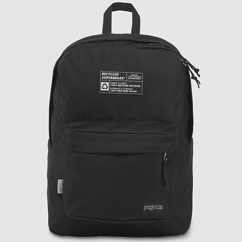 JanSport Recycled Superbreak Must koolikott JS0A4NW2008 цена и информация | Koolikotid, sussikotid | kaup24.ee