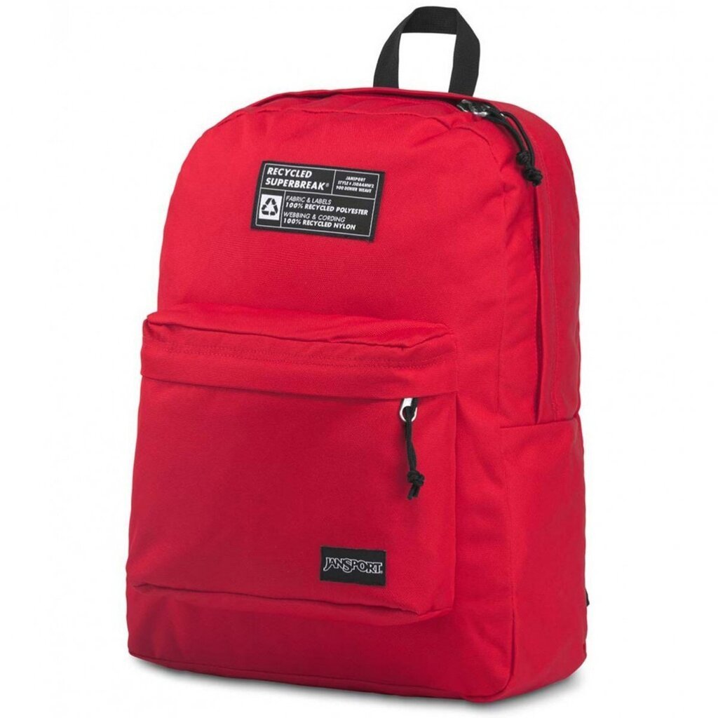 JanSport Skolas soma sarkana vairākkārt lietojama Superbreak JS0A4NW25XP цена и информация | Koolikotid, sussikotid | kaup24.ee