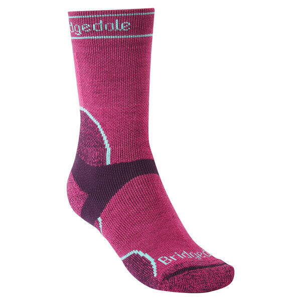 Spordisokid Bridgedale TrailRun Merino Sport Crew Berry hind ja info | Naiste sokid | kaup24.ee