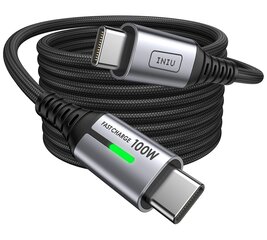 INIU USB C kaabel, 100W hind ja info | Kaablid ja juhtmed | kaup24.ee