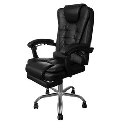 Офисный стул с подставкой для ног - Малатек черный 23286 цена и информация | Офисные кресла | kaup24.ee