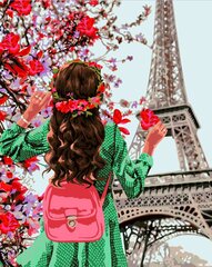 Набор "Картины по номерам "Весна в Париже" 40х50 см J073 цена и информация | Живопись по номерам | kaup24.ee