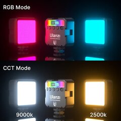 ULANZI VL49 RGB светильник для камеры цена и информация | Осветительное оборудование для фотосъемок | kaup24.ee