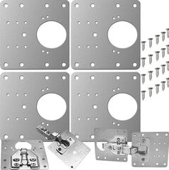 Mööbli hinged - komplektis 4 tk. Malatec 23032 hind ja info | Muud mööblitarvikud | kaup24.ee