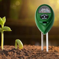 SOIL ACID METER 3in1 PH LIGHT HUMIDITY цена и информация | Грунт, торф, компост | kaup24.ee