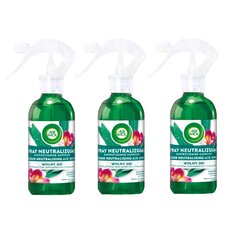 Ebameeldivaid lõhnu neutraliseeriv sprei Air Wick Spray Tropical Eucalyptus & Fresia, 3 x 237ml цена и информация | Освежители воздуха | kaup24.ee