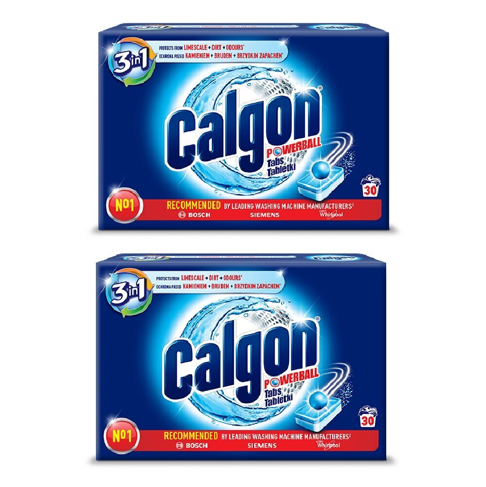 Veepehmendi tabletid CALGON 3 in 1 Tabs, 60 tk. цена и информация | Pesuvahendid | kaup24.ee