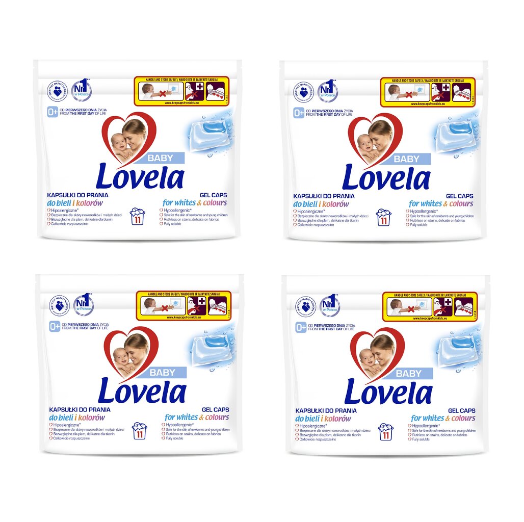 Pesukapslid Lovela Baby Gel Caps, 44 tk цена и информация | Pesuvahendid | kaup24.ee