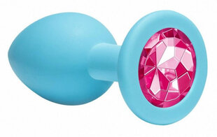 Boss Of Toys Plug-Anal Plug Emotions Cutie Medium Turquoise Pink crystal цена и информация | Анальные игрушки | kaup24.ee