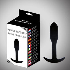 Boss Of Toys Rocket drill 3,8 inch black  anal plug 3,8  inch / 9,6 cm цена и информация | Анальные игрушки | kaup24.ee