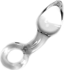 Kiotos Glass Glass Dildo Clear Butt Plug & O-ring цена и информация | Анальные игрушки | kaup24.ee