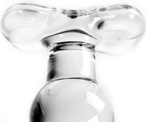 Kiotos Glass Glass Dildo Clear Butt Plug Balls цена и информация | Анальные игрушки | kaup24.ee