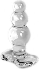 Kiotos Glass Glass Dildo Clear Butt Plug Balls цена и информация | Анальные игрушки | kaup24.ee