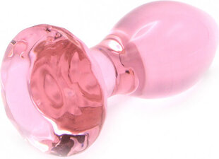 Kiotos Glass Glass Plug Crystal Gem Pink цена и информация | Анальные игрушки | kaup24.ee