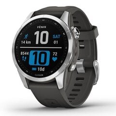 Товар с повреждённой упаковкой. Garmin fēnix® 7S Silver/Graphite 42мм цена и информация | Мобильные телефоны, фото и видео товары с поврежденной упаковкой | kaup24.ee