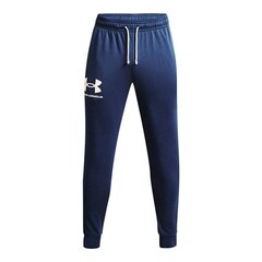 Pikad spordipüksid Under Armour Jogger Rival Terry Tumesinine Mehed hind ja info | Meeste spordiriided | kaup24.ee