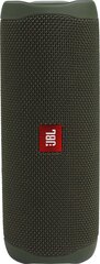 JBL Flip 5, tamsiai зеленый цена и информация | Аудиоколонки | kaup24.ee