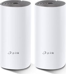 TP-Link Deco E4 AC1200 (2 tk pakis) цена и информация | Маршрутизаторы (роутеры) | kaup24.ee