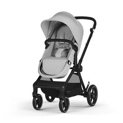 Cybex Eos Basic 3-in-1 lapsevanker must + adapterid + Aton B2 suurus I autoiste Lava, hall hind ja info | Vankrid, jalutuskärud | kaup24.ee