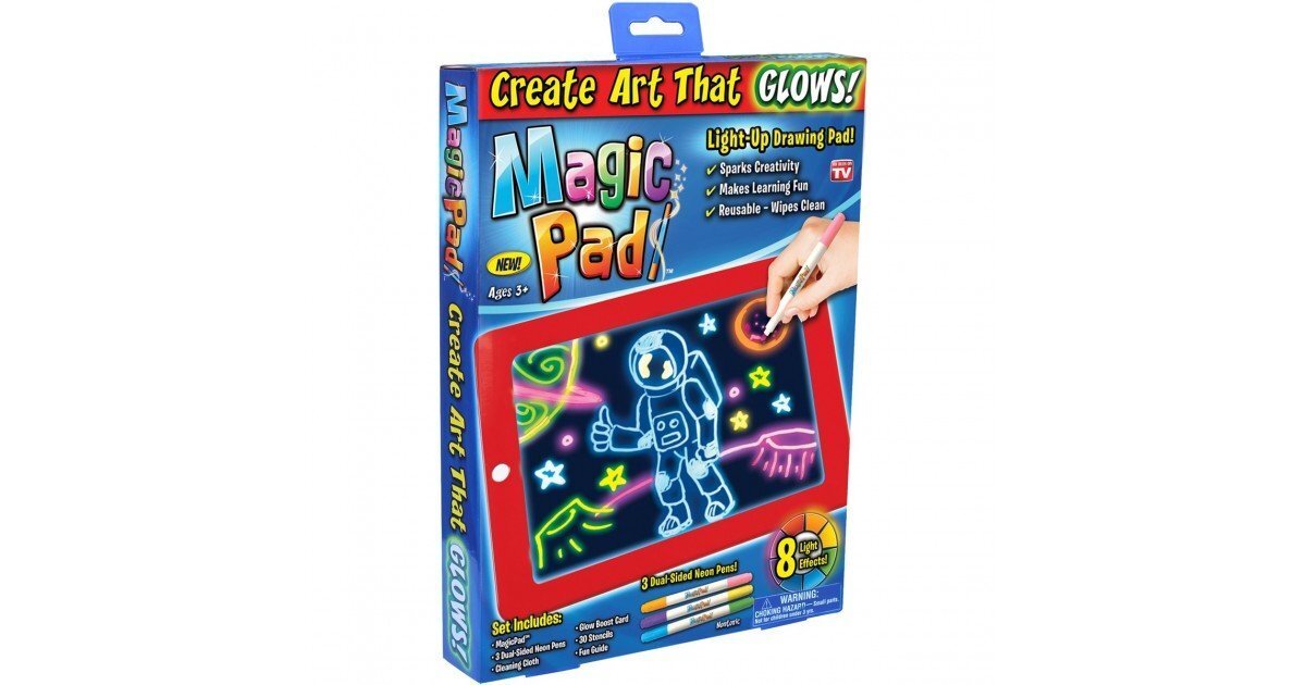 Magic Pad Deluxe valgustatud joonestuslaud цена и информация | Arendavad mänguasjad | kaup24.ee