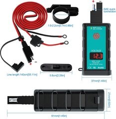 Зарядное устройство для мотоциклов Kriogor QC3.0 цена и информация | Зарядные устройства для телефонов | kaup24.ee