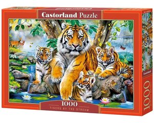 Пазл Puzzle Castorland Tigers by the Stream, 1000 деталек цена и информация | Пазлы | kaup24.ee