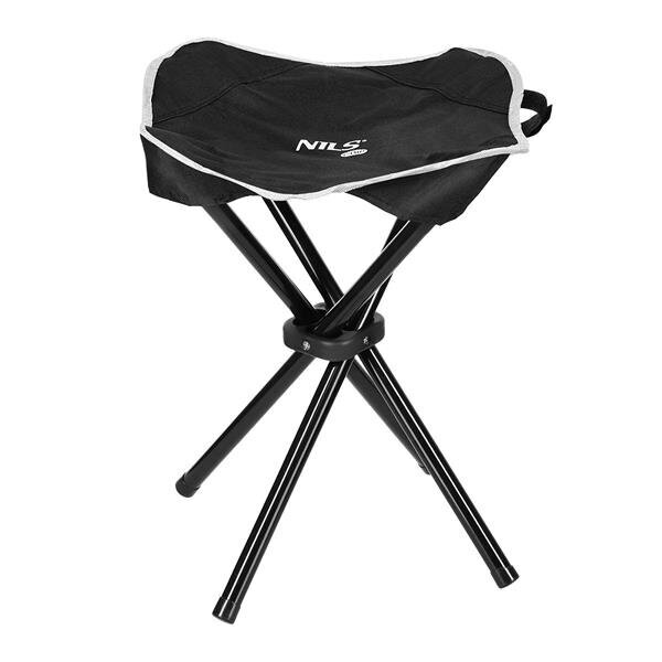 NC3010 BLACK TOURIST STOOL NILS CAMP hind ja info | Vabaõhumängud | kaup24.ee