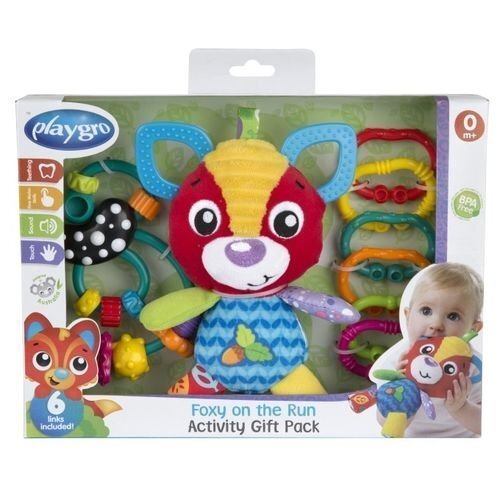 Mänguasi Playgro Foxy on the Run, kinkepakk 0187219 цена и информация | Imikute mänguasjad | kaup24.ee