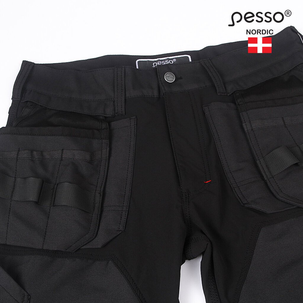 Lühikesed püksid taskutega Pesso Titan Flexpro, hall hind ja info | Tööriided | kaup24.ee